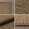 HomebyHome Indoor & Outdoor Weather-Resistant Rug, 80 x 150 cm, Brown Runner view 2