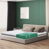The White Stone Orthopedic Mattress 90 x 210 cm, Antibacterial Memory Foam, 16 cm High, 3D Air Cover, 7 Temperature-Sensitive Zones view 1