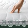 The White Stone Orthopedic Mattress 90 x 210 cm, Antibacterial Memory Foam, 16 cm High, 3D Air Cover, 7 Temperature-Sensitive Zones view 3