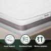 The White Stone Orthopedic Mattress 90 x 210 cm, Antibacterial Memory Foam, 16 cm High, 3D Air Cover, 7 Temperature-Sensitive Zones view 4