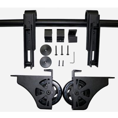 Black Sliding Ladder Hardware Kit with Ladder