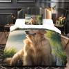TNFHSOFT Golden Retriever 3D Microfiber Duvet Cover Set view 4
