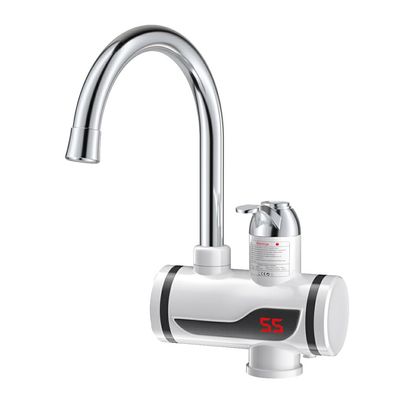 dijiusidy 3000W Electric Faucet with LED Display, IPX4, 360° Rotating, 220V/110V, Bottom Inlet