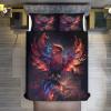 PAZZK Phnix 3D 2-Piece Duvet Cover Set, Ultra-Soft Breathable Hypoallergenic Bedding, Double 200 x 200 cm view 2