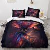 PAZZK Phnix 3D 2-Piece Duvet Cover Set, Ultra-Soft Breathable Hypoallergenic Bedding, Double 200 x 200 cm view 3