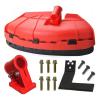 Universal Red Plastic Brush Cutter Guard for 24/26 mm Trimmers view 1