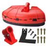 Universal Red Plastic Brush Cutter Guard for 24/26 mm Trimmers view 4