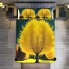 PAZZK Tree of Life Pattern Duvet Cover Set, 3D Print, Microfiber, King 220 x 240 cm view 2