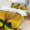 PAZZK Tree of Life Pattern Duvet Cover Set, 3D Print, Microfiber, King 220 x 240 cm view 4