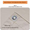 Waterproof Sun Shade Sail 4 x 5.5 m, 98% UV Protection, Orange view 3