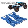 ANKROYU 2PCS RC Front Lower Suspension Arms, Aluminum Alloy, Blue view 4