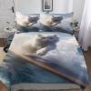 PAZZK se 3D Cat 2-Piece Duvet Cover Set, Super Soft Breathable Hypoallergenic Bedding, Double 200 x 200 cm view 1