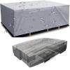 FKKJPJ Patio Furniture Cover, 140 x 140 x 90 cm (55 x 55 x 35 in), Rectangular 420D Oxford Fabric, Waterproof view 1