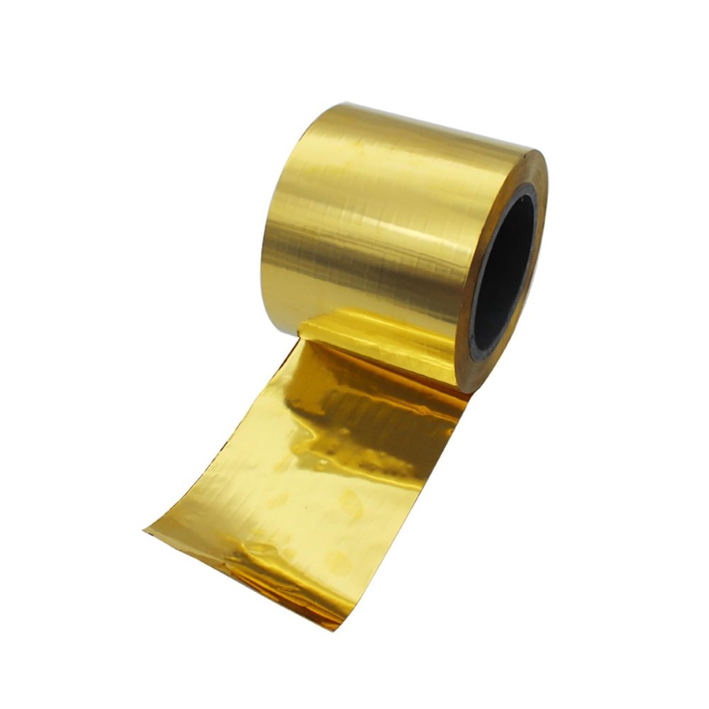 Decorative Brass Foil Metal Plate Washer, 0.03 x 100 x 500 mm, 1 pc