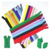 5-Pack Open-End Zippers, 60 cm, Wine Red view 3