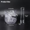 Dmnnlp 1.2 L Acrylic Ice Bucket with Tongs, Clear view 2