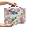 ZIATUBLES Bible Cover with Hummingbird Chrysanthemum Print view 3
