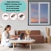 70 x 120 cm Black Window Mosquito Net with Hook-and-Loop Tape view 3