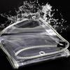 Sh000ad Transparent PVC Tarp with Grommets, 0.3 mm Waterproof Cover, 1.9 m x 3.2 m view 1