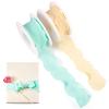 Magibeads 20 m Polyester Ruffle Ribbon, 4.8 cm, Wired Edge, Pleated Ribbon for Crafts, Bouquets, Weddings and Gift Wrapping (Turquoise, Pale Gold-Red) view 1