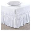 Three-Sided Fabric Wraparound Elastic Bed Skirt view 1
