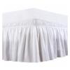 Three-Sided Fabric Wraparound Elastic Bed Skirt view 2