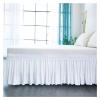 Three-Sided Fabric Wraparound Elastic Bed Skirt view 3