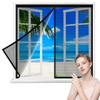 Magnetic Insect Screen for Windows and Doors, 175 x 85 cm, Black view 1