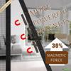 Magnetic Insect Screen for Windows and Doors, 175 x 85 cm, Black view 2