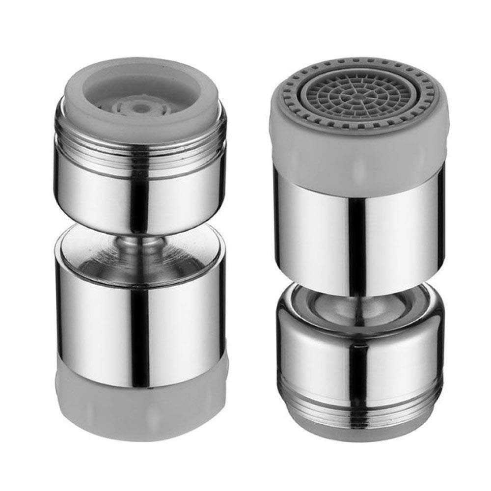 VNNHGB Kitchen Sink Faucet Aerator, Solid Brass, 360° Swivel, Dual Function, 28