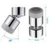 VNNHGB Kitchen Sink Faucet Aerator, Solid Brass, 360° Swivel, Dual Function, 28 view 2