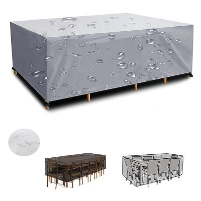 LSYALUCK Outdoor Furniture Cover, 220 x 140 x 70 cm, Waterproof UV-Resistant Cover
