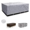 LSYALUCK Outdoor Furniture Cover, 220 x 140 x 70 cm, Waterproof UV-Resistant Cover view 1