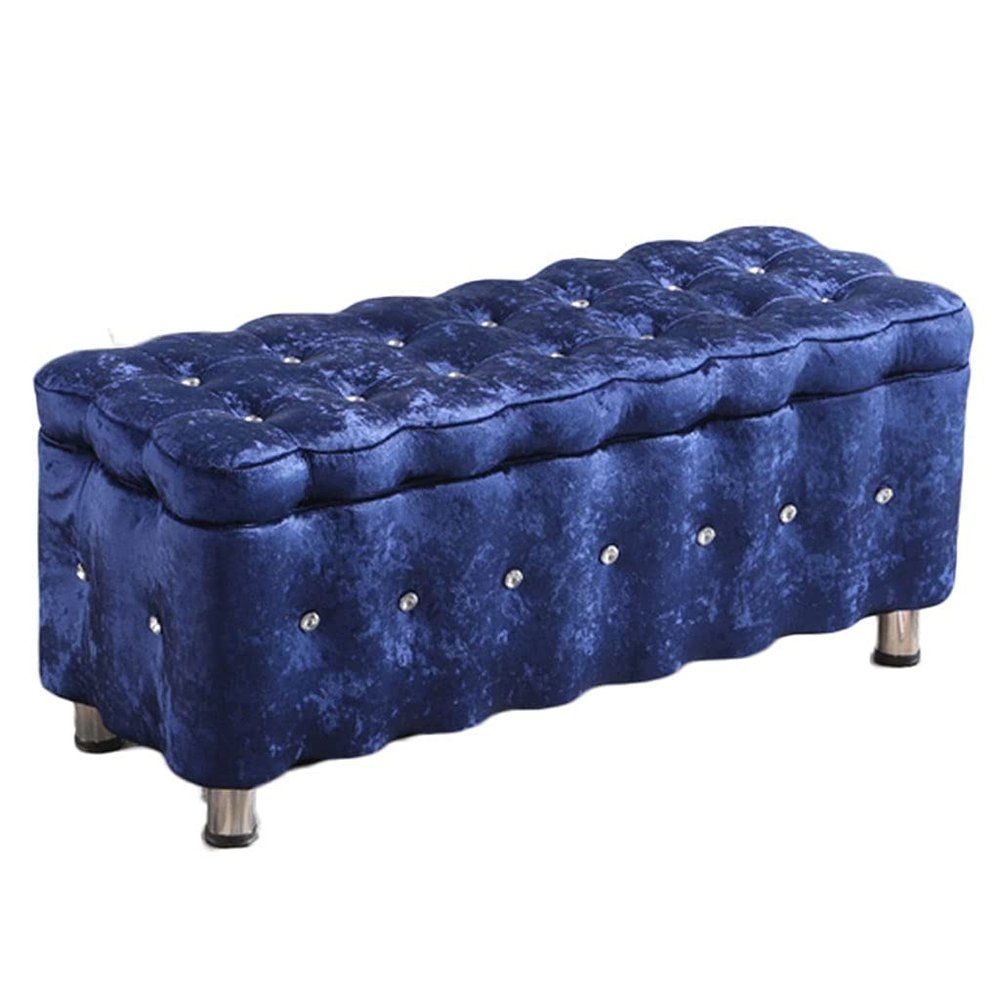 Storage Ottoman Footstool with Large Compartment