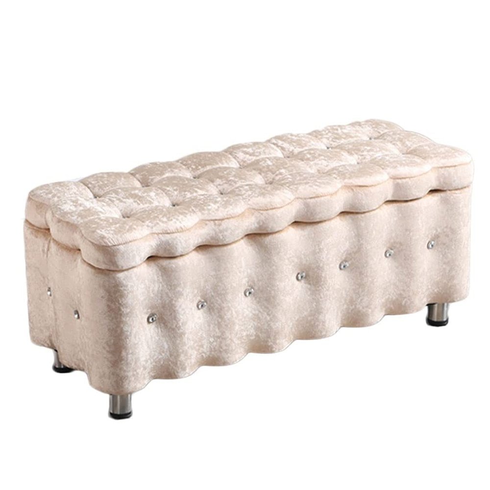 Ottoman Storage Footstool with Large Capacity