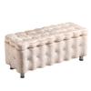 Ottoman Storage Footstool with Large Capacity view 1