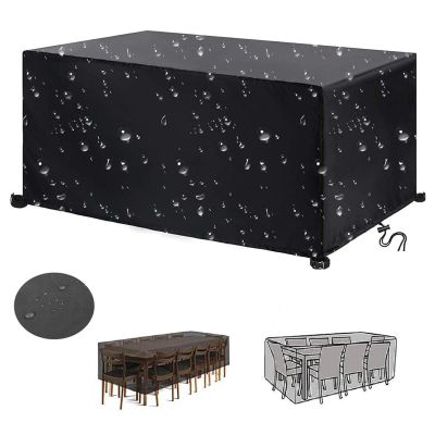 Outdoor Furniture Cover 245 x 165 x 100 cm, Waterproof 420D Oxford Fabric