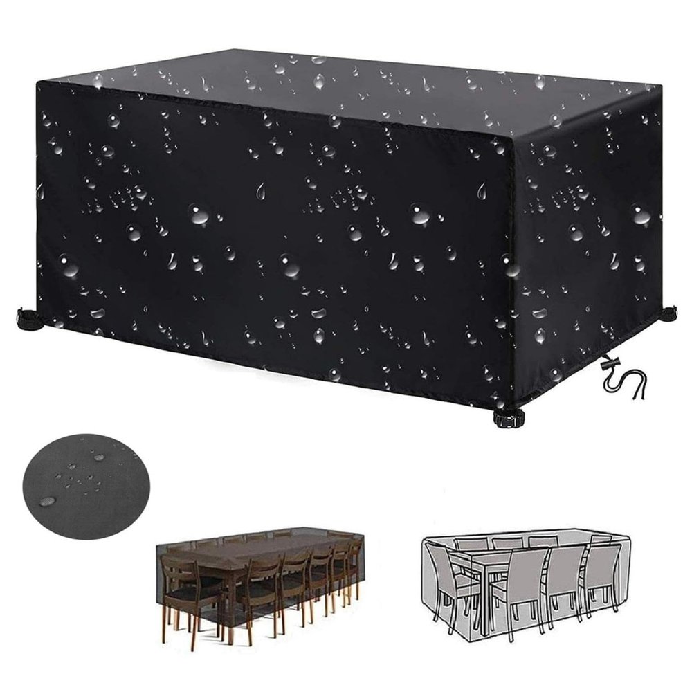 Outdoor Furniture Cover 245 x 165 x 100 cm, Waterproof 420D Oxford Fabric