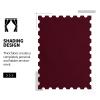 GZQIAWY 1-Piece Thermal Insulated Blackout Curtain with Grommets, Burgundy, 160" W x 69" H view 4