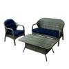 Generic 3-Piece Outdoor Cushion Set, Blue view 2
