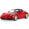Porsche 911 (992) Targa 4 GTS Convertible, Red, 2019–, 1:18 Minichamps Model Car view 3