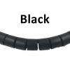 1 m Spiral Cable Wrap Protector Tube, 8 mm–35 mm, Black, 42 mm Inside Diameter view 2