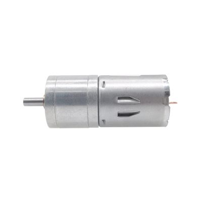 2-Pack JGA25-370 DC Gear Motors, 12V, Size 40, 5–1200 RPM