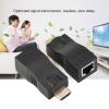 CAT6/CAT5e RJ45 Network Cable Converter Extender, 30 m, 1080p, Plug-and-Play view 3