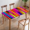 Morbuy 3D Rectangular Stretch Tablecloth with Elastic Edge, 6 ft/183 x 77 cm, Wood 7 view 1