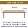 Morbuy 3D Rectangular Stretch Tablecloth with Elastic Edge, 6 ft/183 x 77 cm, Wood 7 view 2
