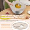 HaWare 5-Piece Stainless Steel Mixing Bowl Set with Airtight Lids & 3 Grater Attachments, 4.6 L/2.8 L/1.6 L/1.2 L/0.7 L, Stackable & Dishwasher Safe, Khaki view 4