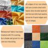 Rectangular Sun Shade Sail with Ropes, 1.2 x 4.8 m, Taupe view 4