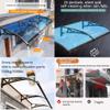Polycarbonate and Aluminum Door Canopy view 2