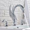 3-Piece 2-Handle Bathroom Sink Faucet view 1